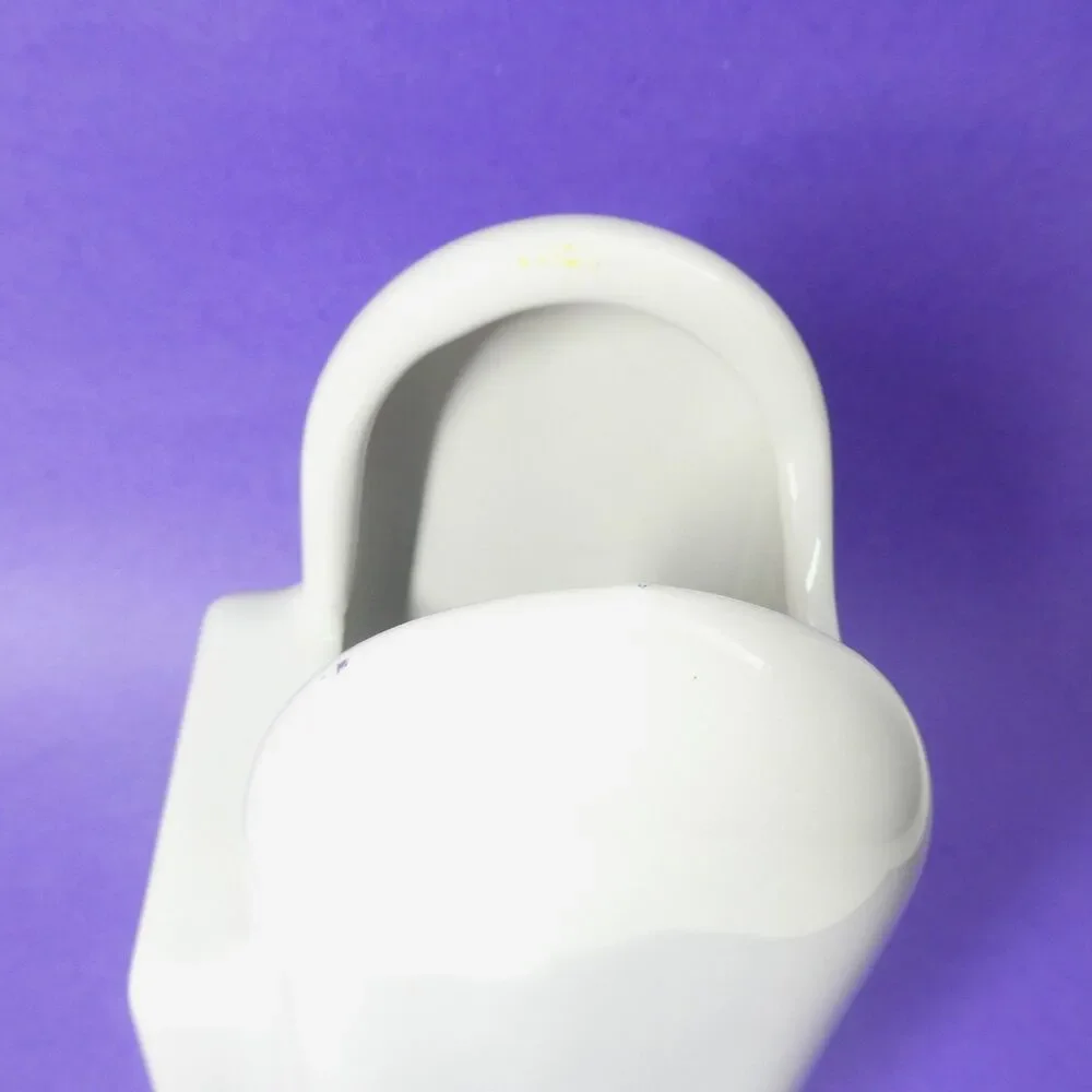 Postmodern Vase Abstract Gray Ceramic Vintage 1980s